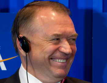  Президент ТПП РФ Сергей Катырин.  Фото: Ed Jones/AFP/Getty Images 